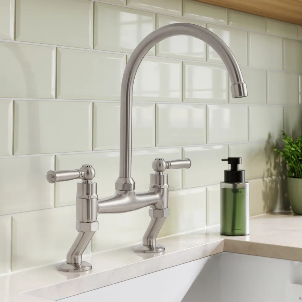 Rangemaster Traditional Belfast Bridge Kitchen Sink Mixer Tap