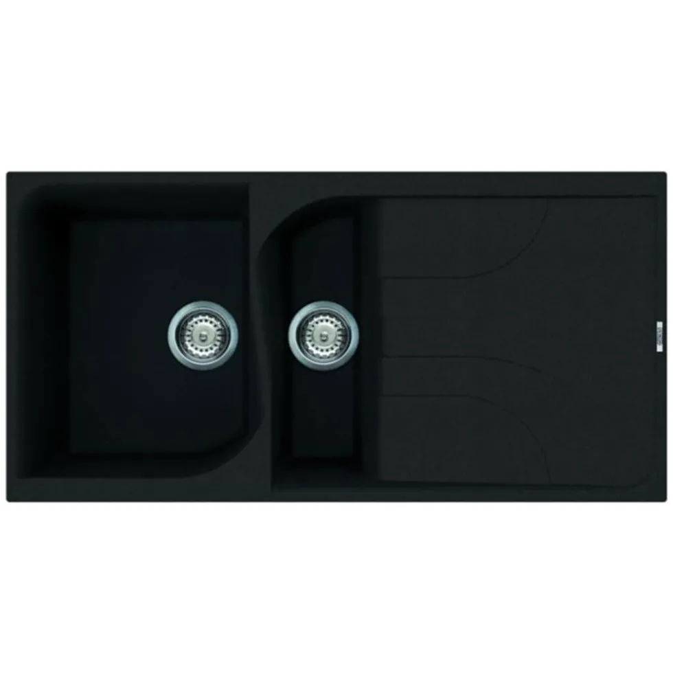 Reginox Ego 1.5 Bowl Composite Kitchen Sink with Reversible Drainer & Waste Kit - 1000 x 500mm
