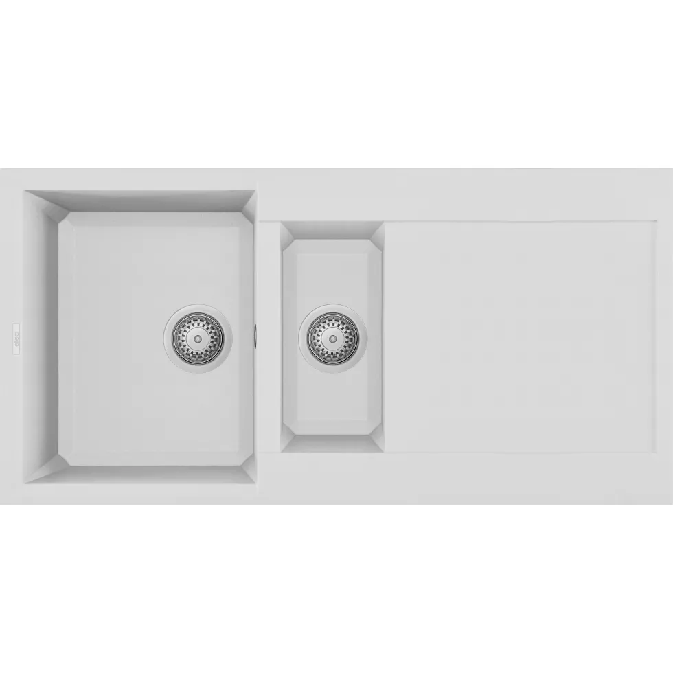 Reginox Elleci Easy 15 1.5 Bowl Granite Composite Inset Kitchen Sink & Waste - 1000 x 500mm