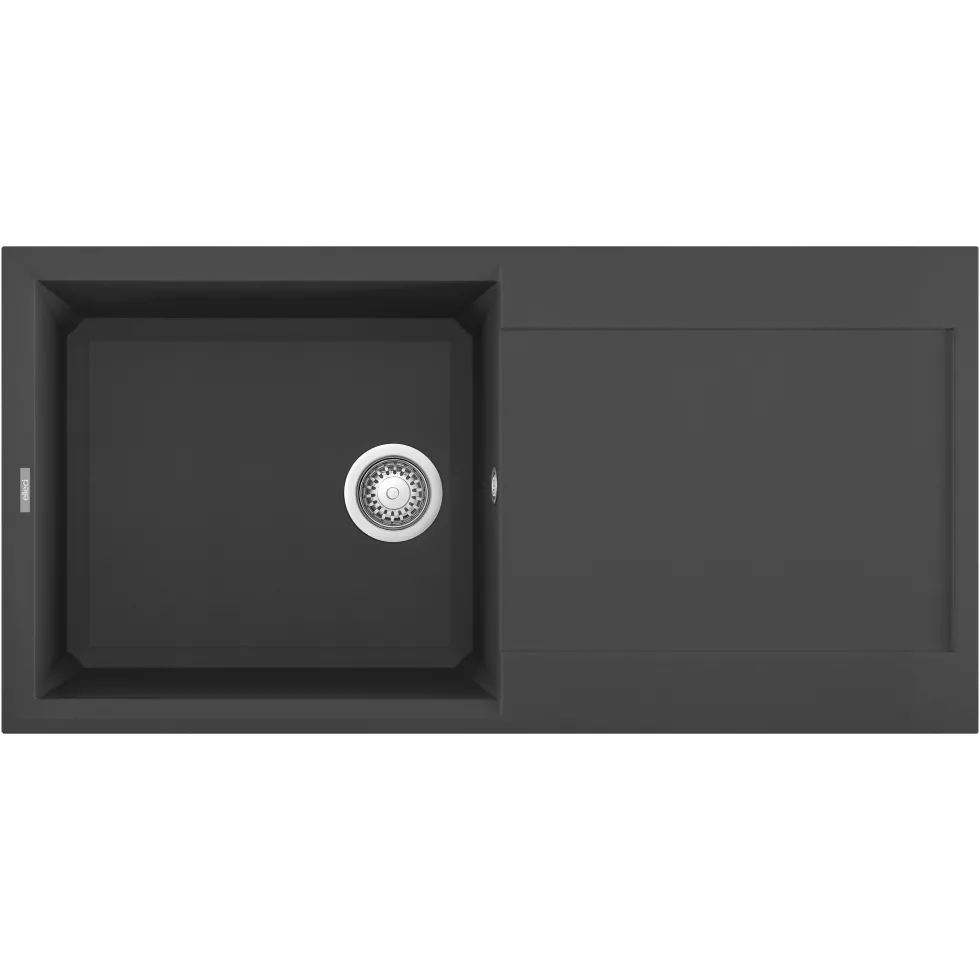Reginox Elleci Easy 10 Large Single Bowl Granite Composite Inset Kitchen Sink & Waste - 1000 x 500mm