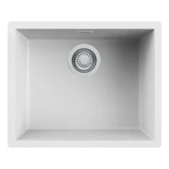Reginox Multa 50 Single Bowl Granite Composite Inset / Undermount Kitchen Sink & Waste - 556 x 456mm