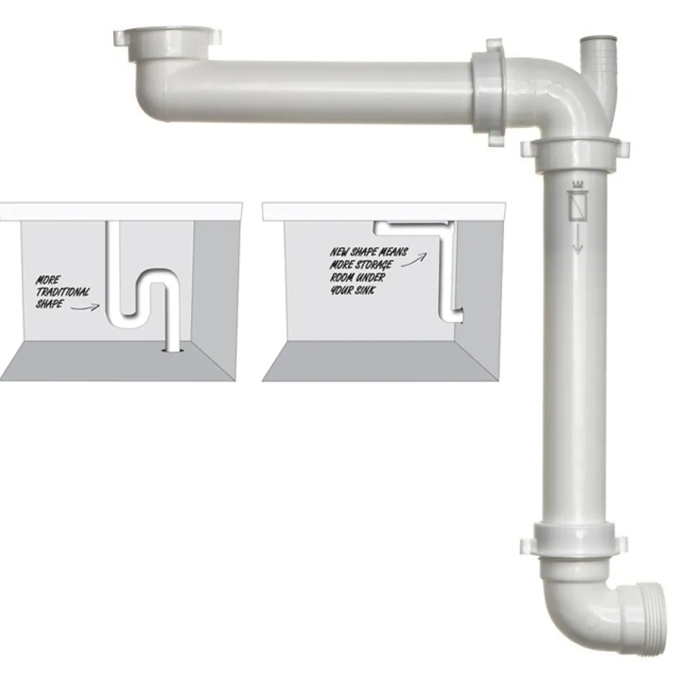 Reginox Panama Space Saving Plumbing Waste Syphon