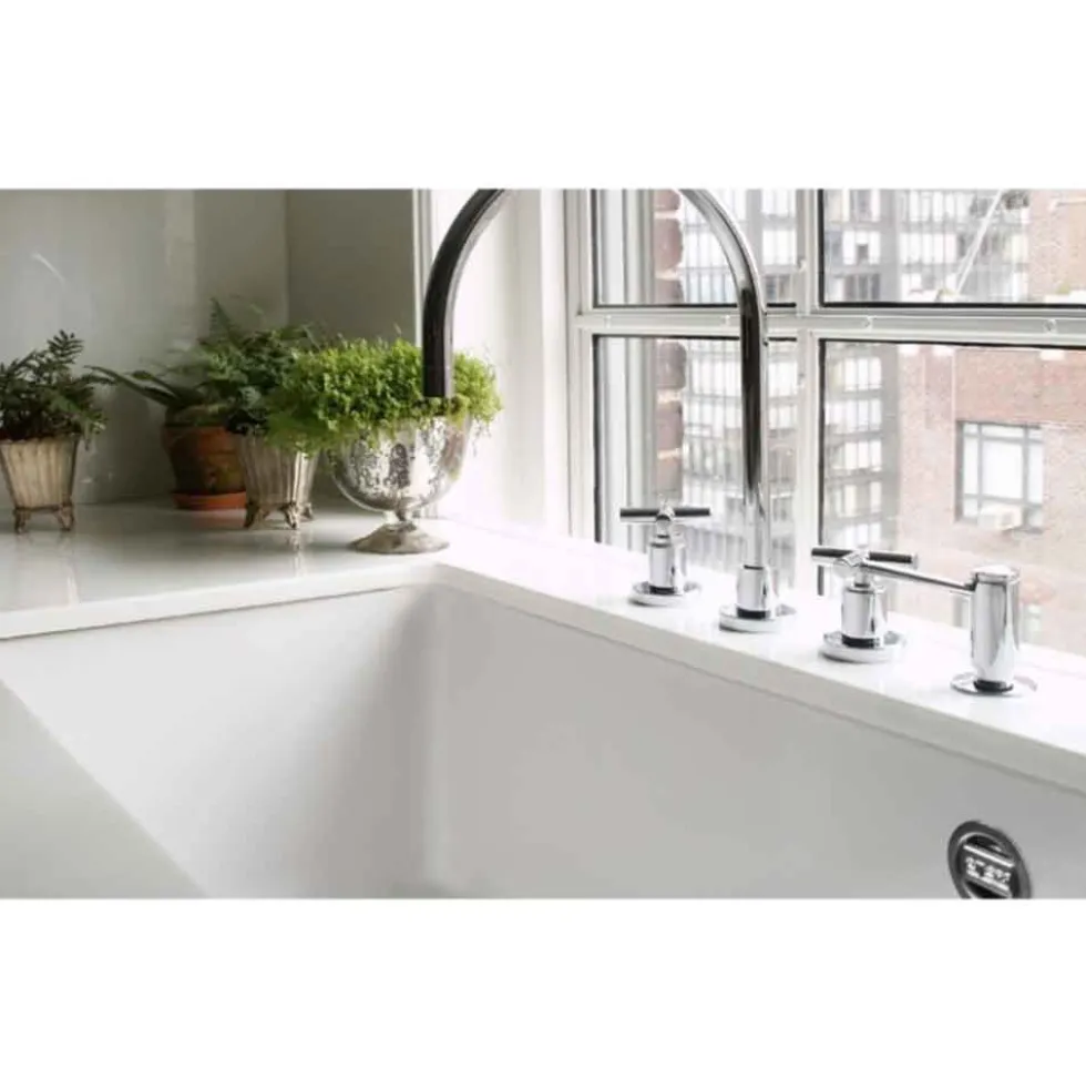 Reginox Quadra Large Single Bowl Granite Composite Undermount Kitchen Sink & Waste Kit - 760 x 440mm