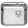 Reginox Single Bowl Stainless Steel Undermount or Inset Kitchen Sink & Waste - 445 x 393mm