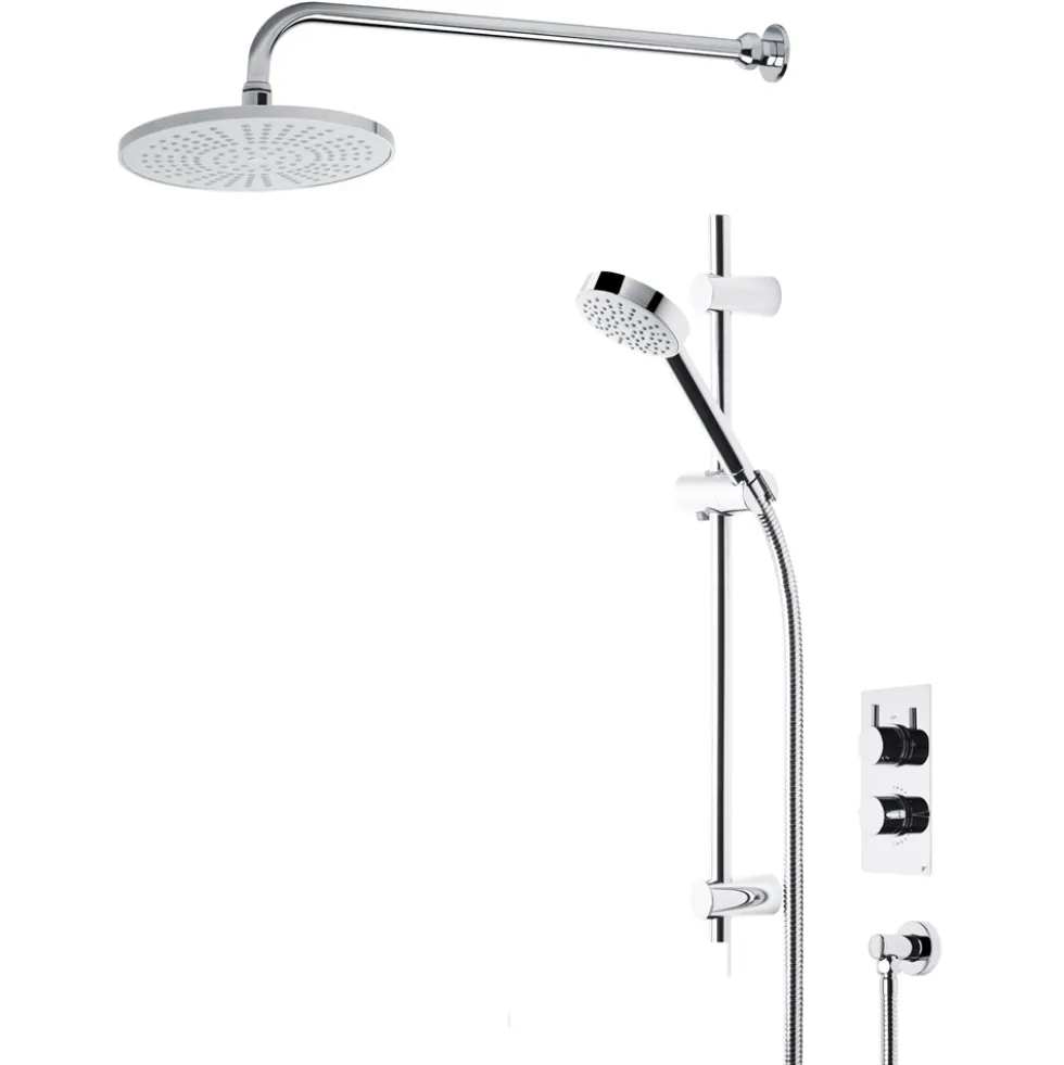 Roper Rhodes Event Round Dual Function Shower System With Fixed Shower Head