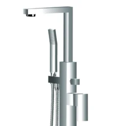 Sagittarius Blade Floor Mounted Bath Shower Mixer With Shower Kit