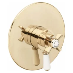Sagittarius Churchmans 1 Outlet Concealed Thermostatic Shower Valve- Gold