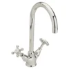 Sagittarius Kensington Monobloc Sink Mixer - White