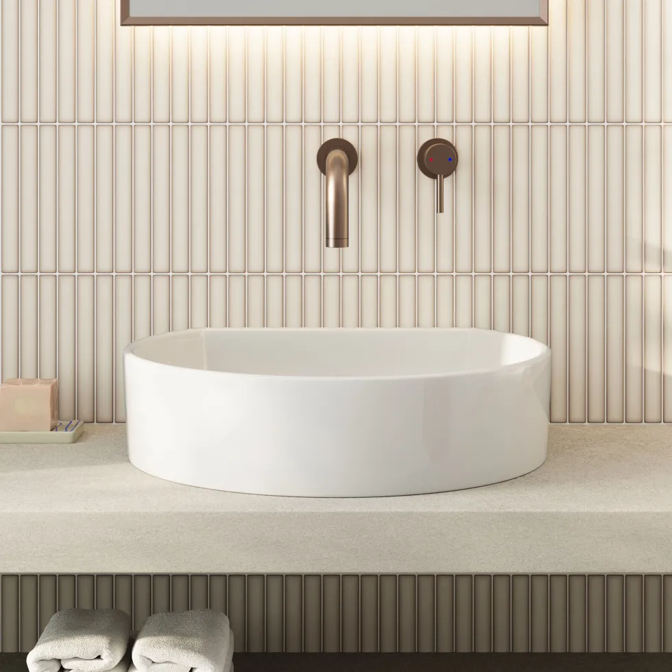 Segment Semi-Circle Countertop Basin - 405 x 350mm