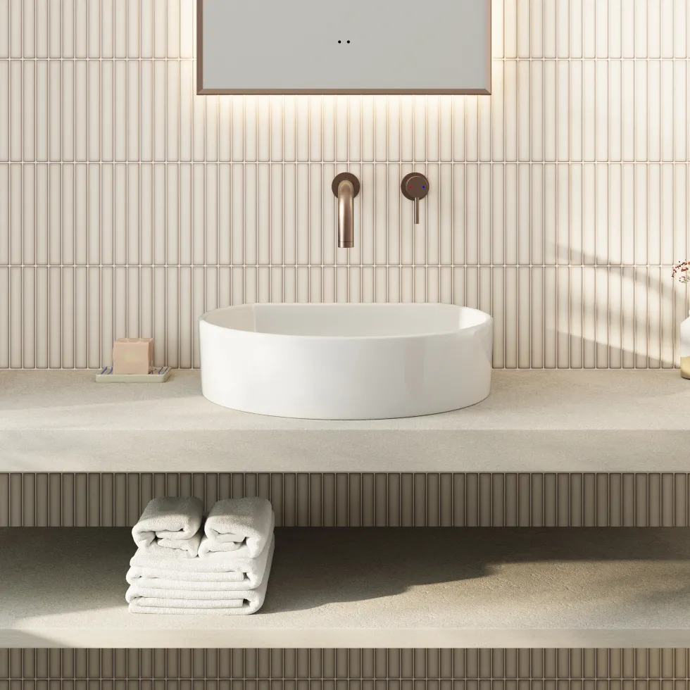 Segment Semi-Circle Countertop Basin - 405 x 350mm