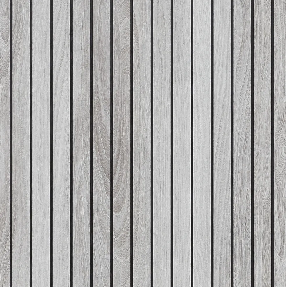Showerwall Arcade Matt Grey Oak Laminate Ply Wood Proclick Bathroom Wall Panel - 2400 x 600mm