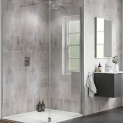 Showerwall Cement Laminate Tile - 2400 x 600mm