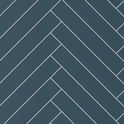 Showerwall Nordic Blue Herringbone Laminate Tile - 2400 x 600mm