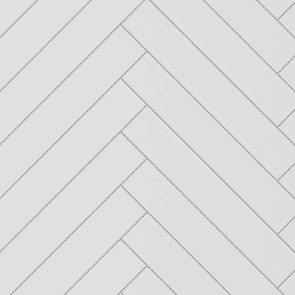 Showerwall Snow White Herringbone Laminate Tile - 2400 x 600mm