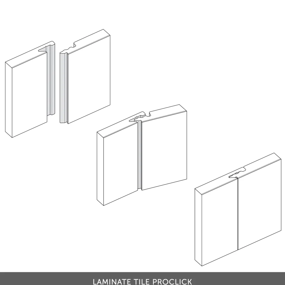 Showerwall White Marble Herringbone Laminate Tile - 2400 x 600mm