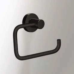 Sonia Tecno Project Black Toilet Roll Holder