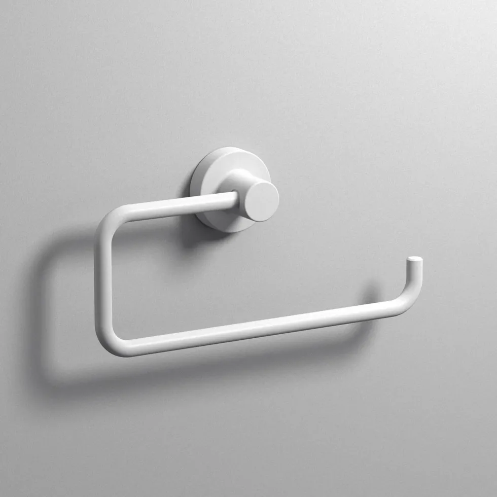 Sonia Tecno Project White Open Towel Ring - White