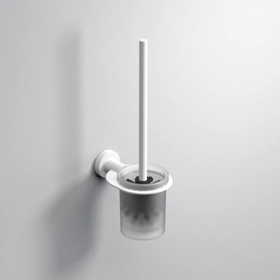 Sonia Tecno Project White WC Brush Set - White