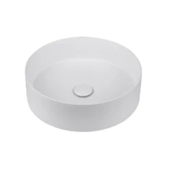 Sophia Matt White Round Countertop Basin - 355mm