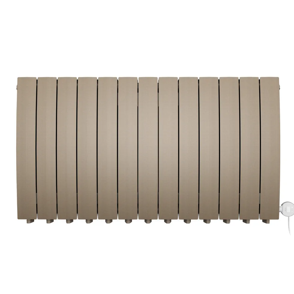 Terma Bergamo Electric Single Panel Horizontal Radiator with VEO Wi-Fi Controlled Heating Element