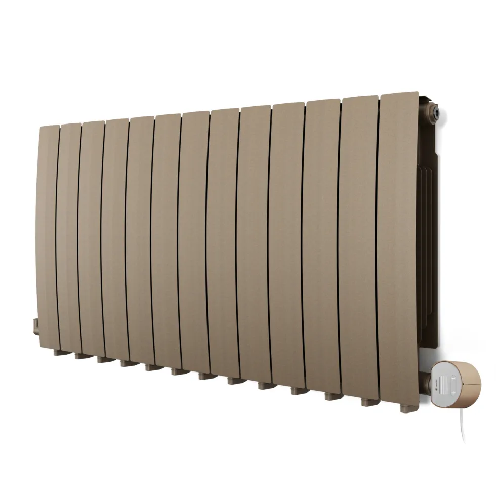 Terma Bergamo Electric Single Panel Horizontal Radiator with VEO Wi-Fi Controlled Heating Element