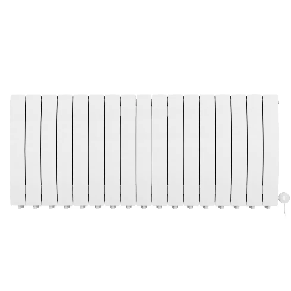 Terma Bergamo Electric Single Panel Horizontal Radiator with VEO Wi-Fi Controlled Heating Element