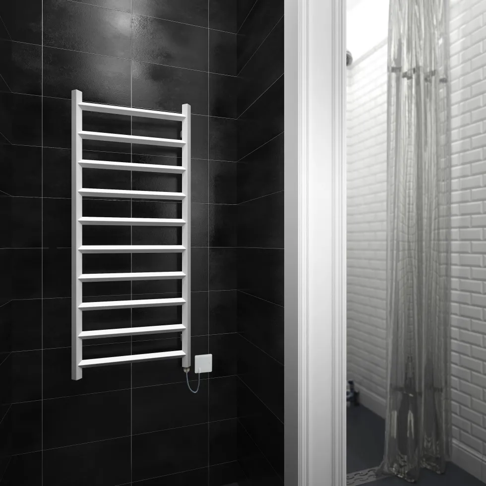 Terma Crystal Electric Heated Towel Rail with SIM Heating Element
