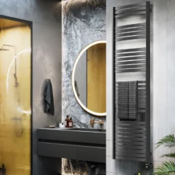 Terma Dexter Electric Heated Towel Rail with VEO Wi-Fi Controlled Heating Element