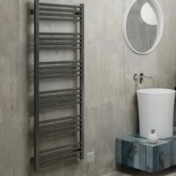 Terma Fiona Electric Heated Towel Rail with SIM Heating Element