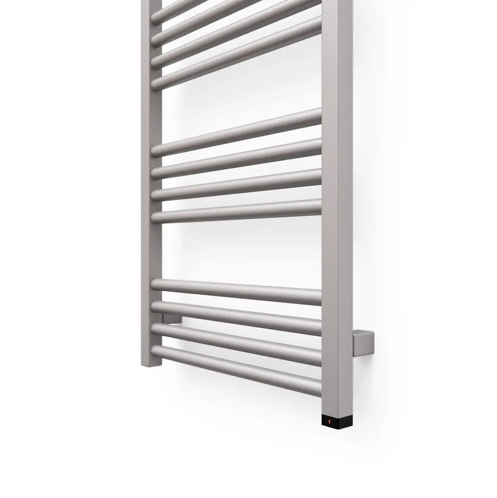 Terma Fiona One Electric Heated Towel Rail with Heating Element - Sparkling Gravel - 4 Sizes