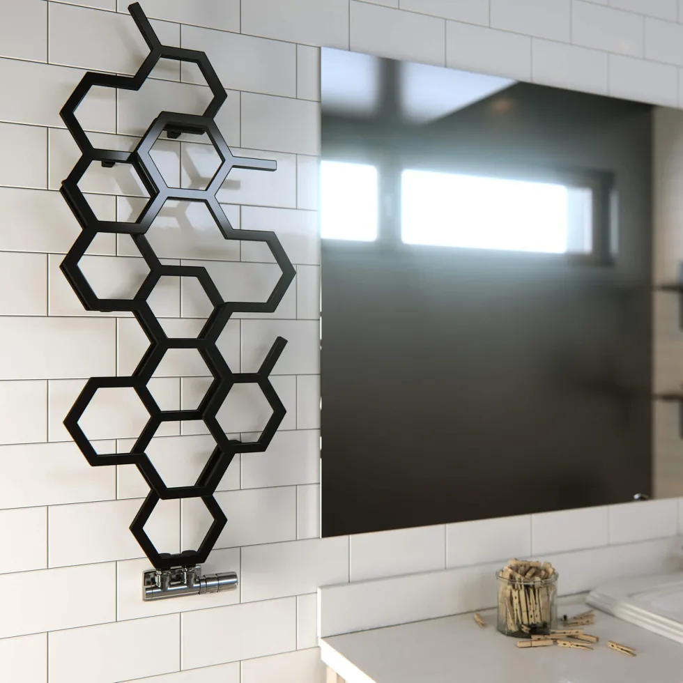 Terma Hex Steel Designer Vertical Radiator