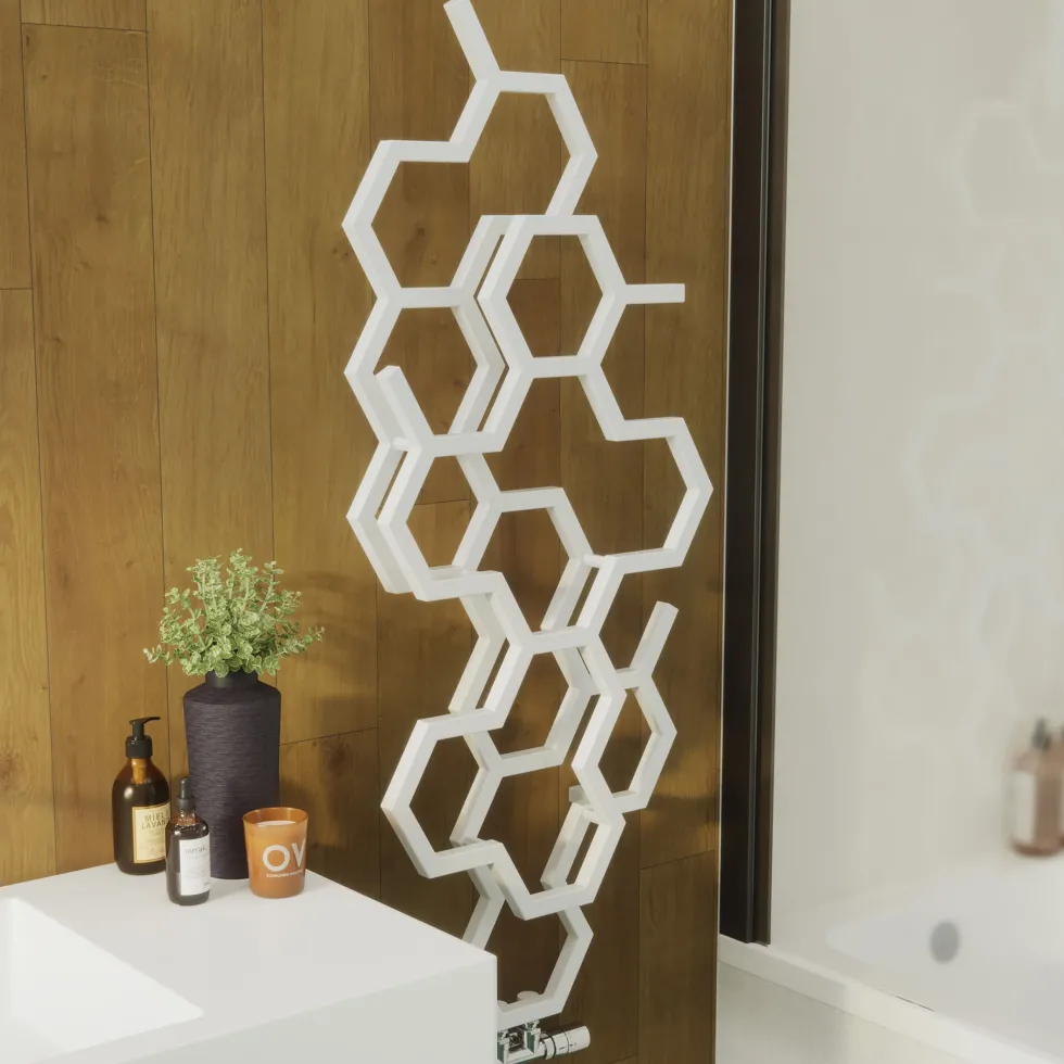 Terma Hex Steel Designer Vertical Radiator
