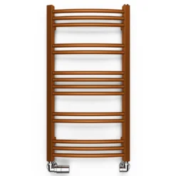 Terma Jade Curved Heated Towel Rail - True Copper - 2 Sizes
