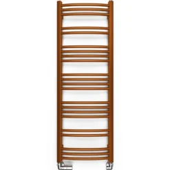 Terma Jade Curved Heated Towel Rail - True Copper - 2 Sizes