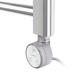 Terma Leo Chrome Electric Heated Towel Rail with Heating Element