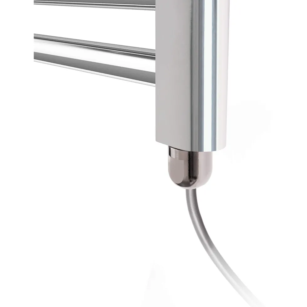 Terma Leo Chrome Electric Heated Towel Rail with Heating Element