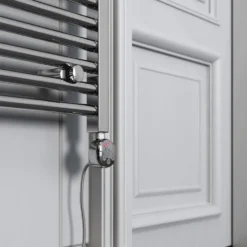 Terma Leo Chrome Electric Heated Towel Rail with Heating Element