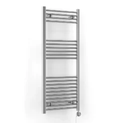 Terma Leo Chrome Electric Heated Towel Rail with Heating Element
