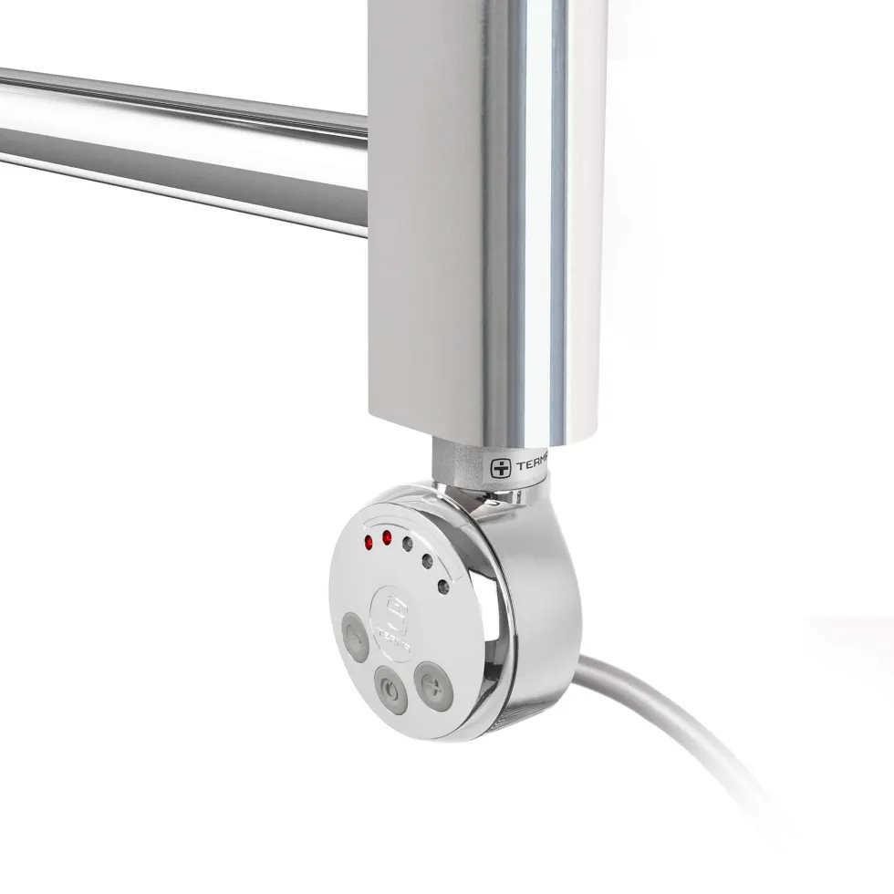 Terma Leo Chrome Electric Heated Towel Rail with Heating Element