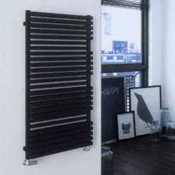 Terma Quadrus Bold Heated Towel Rail - Metallic Black