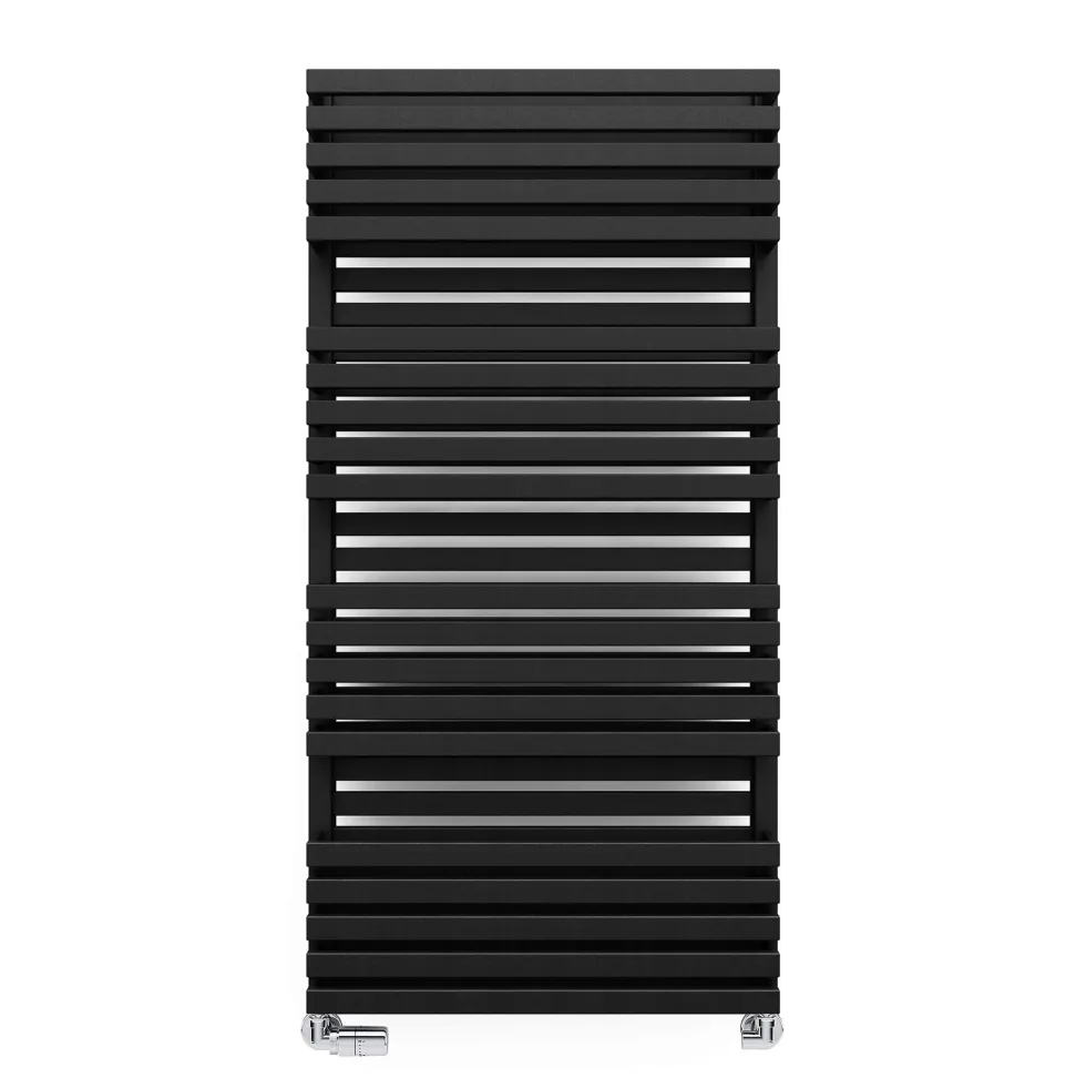 Terma Quadrus Bold Heated Towel Rail - Metallic Black