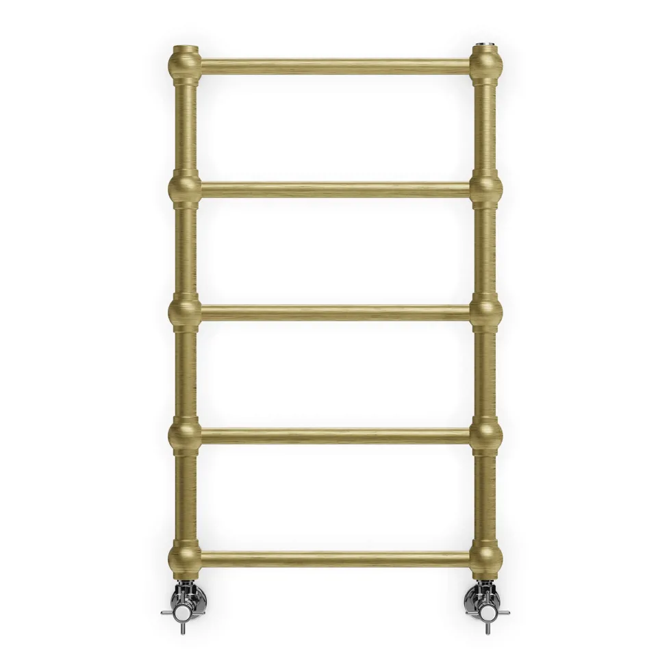 Terma Retro Designer Brushed Brass Heated Towel Rail