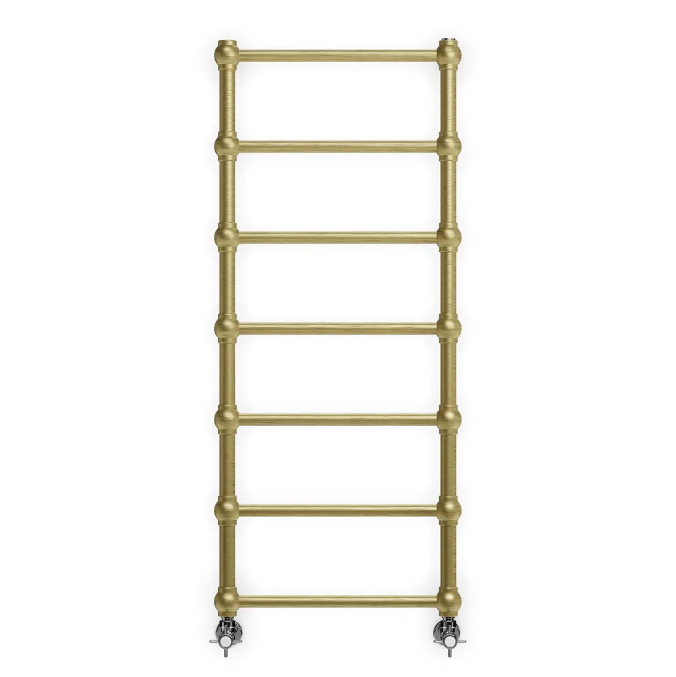 Terma Retro Designer Brushed Brass Heated Towel Rail