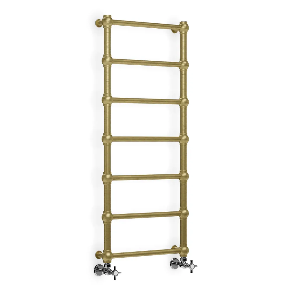 Terma Retro Designer Brushed Brass Heated Towel Rail