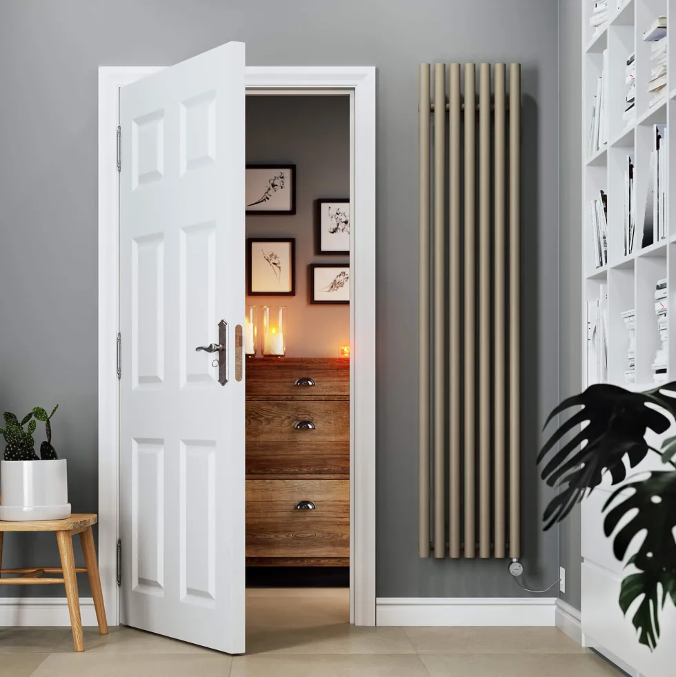Terma Rolo Room Electric Vertical Radiator with Heating Element