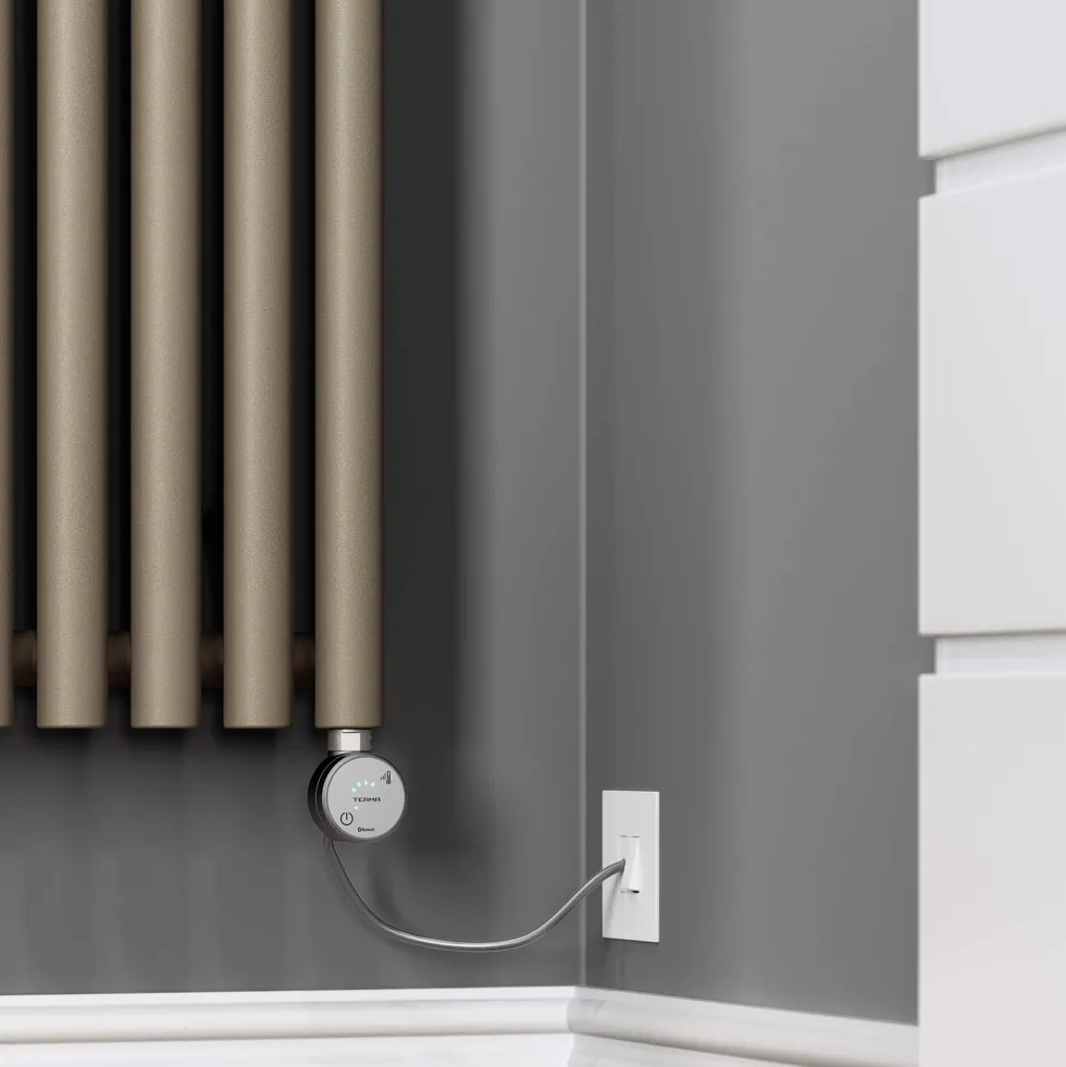 Terma Rolo Room Electric Vertical Radiator with Heating Element