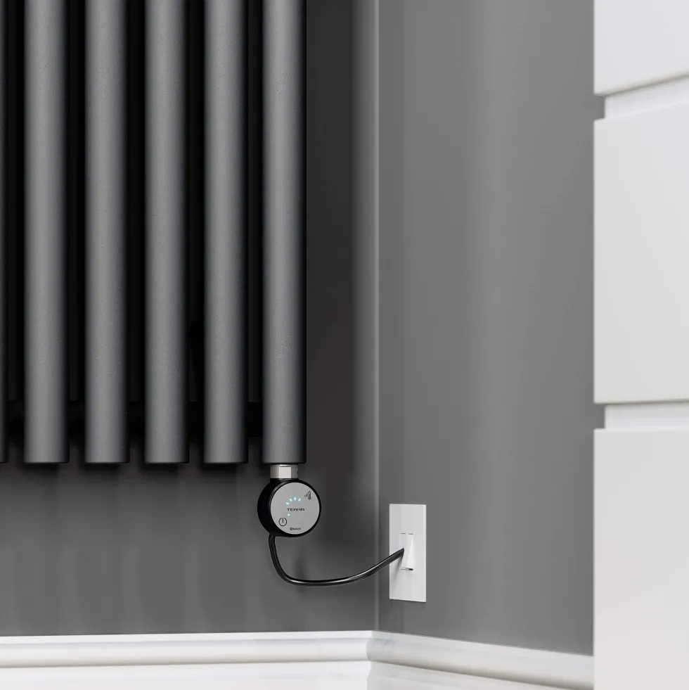 Terma Rolo Room Electric Vertical Radiator with Heating Element