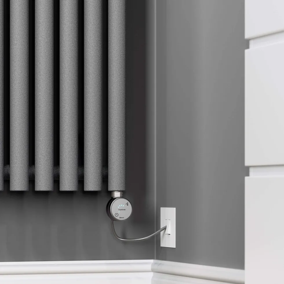 Terma Rolo Room Electric Vertical Radiator with Heating Element