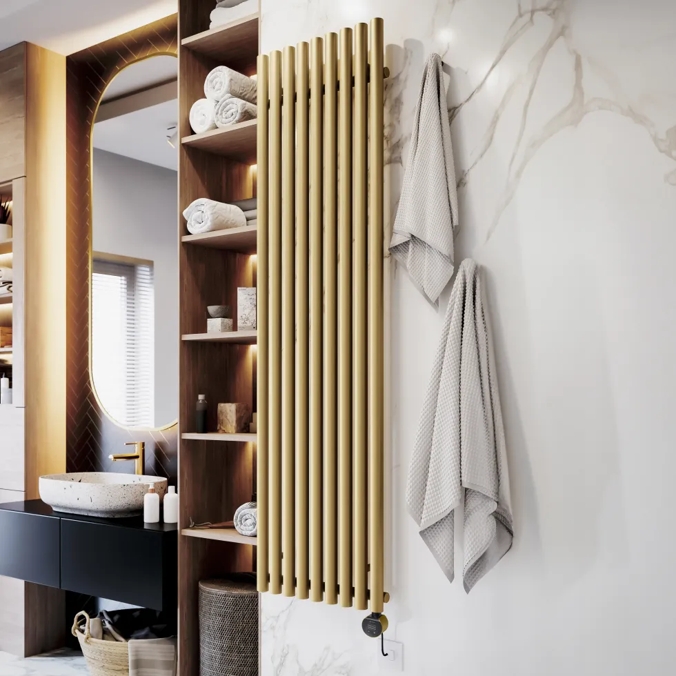 Terma Rolo Room E Single Panel 1800 x 480mm Electric Radiator with 1000W Wi-Fi Controlled VEO Heating Element