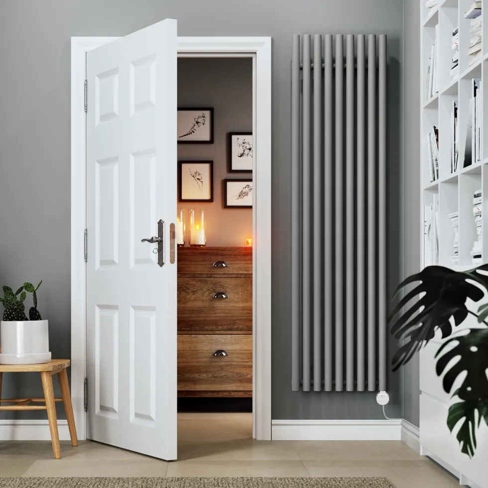 Terma Rolo Room E Single Panel 1800 x 480mm Electric Radiator with 1000W Wi-Fi Controlled VEO Heating Element